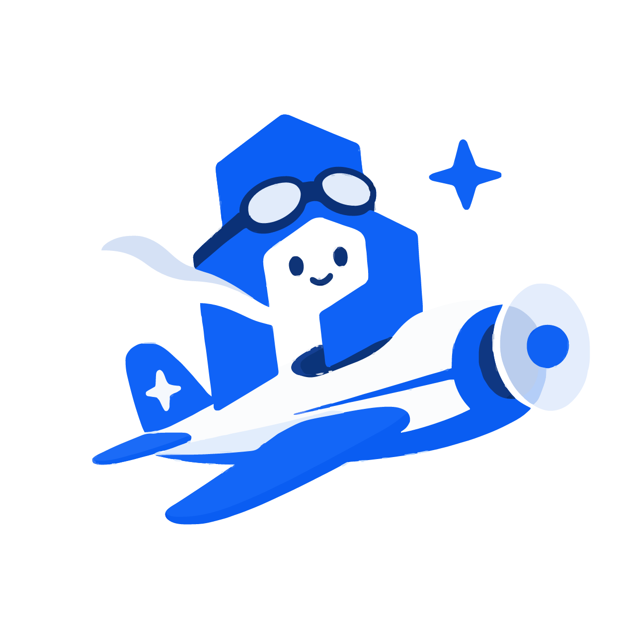 Propilot captain mascot, the AI assistant for real estate agents in the Propwise platform